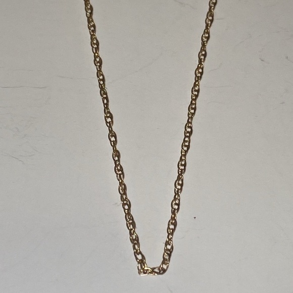 14K SOLID YELLOW GOLD #1 MOM HEART PENDANT GOLD CHAIN SIGNED AURAFIN - AUTHENTIC - Picture 7 of 16